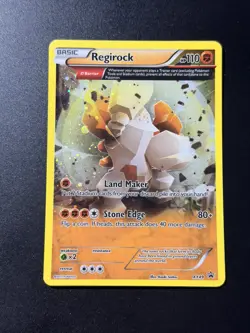 Regirock XY49 - Full Art - XY Holo - Pokemon TCG - LP - Image 1