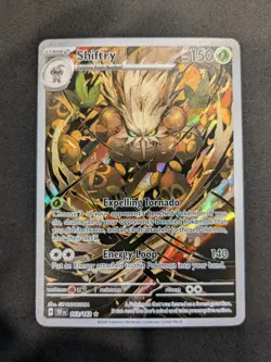Pokemon Shiftry 163/162 Temporal Forces Holo Illustration Rare (NM) - Image 1