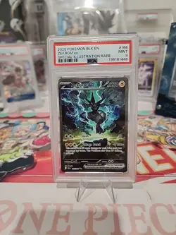 2025 POKEMON BLK EN-BLACK BOLT SPECIAL ILLUSTRATION RARE #166 ZEKROM EX PSA 9 - Image 1