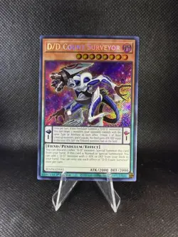 D/D Count Surveyor BLMM-EN041 1st Edition Near Mint Secret Rare Yu-Gi-Oh! - Image 1