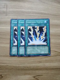 Yu-Gi-Oh! - Lightning Vortex - 3X - Full Playset - Image 1