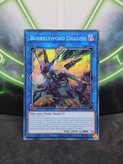 Yugioh Borrelsword Dragon CYHO-EN034 Secret Rare 1st Edition NM - Image 1