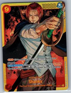 Shanks OP01-120 SEC Romance Dawn - One Piece Card Game - NM - Image 1