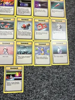 Base Set Unlimited Pokemon Trainer Cards #70-#95 Complete Set Good Condition - Image 5