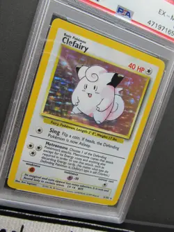 PSA 6| 1999 Pokemon Card Game Clefairy Holo 5/102 Base Set Vintage English - Image 4
