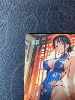 Goddess Story Blue Qipao Robin Ultra Preimium Thick Card Waifu Doujin One Piece - Image 2