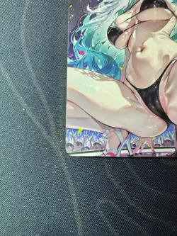 Goddess Black Bikini Yamato Preimium Thick Card Waifu Doujin One Piece Full Art - Image 5