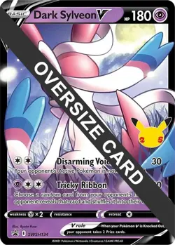 Dark Sylveon V - SWSH134 [Jumbo Cards] SWSH134 NM Holofoil - Image 1