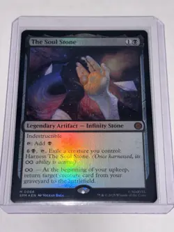 2025 MTG Marvel's Spider-Man - The Soul Stone FOIL (0066) SEND IT IN Extra Sharp - Image 2