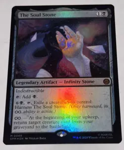 2025 MTG Marvel's Spider-Man - The Soul Stone FOIL (0066) SEND IT IN Extra Sharp - Image 3