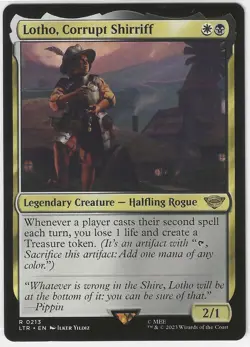 MTG Lotho, Corrupt Shirriff The Lord of the Rings: Tales of Middle-earth NM - Image 1