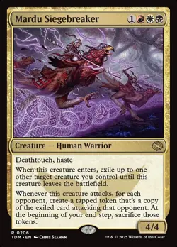 Mardu Siegebreaker (206) Tarkir: Dragonstorm TDM MTG Magic - Image 1