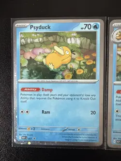 Pokemon TCG Psyduck MEP 007 & Golduck 008 Mega Evolution Pokemon Blister Promo - Image 2