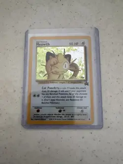 Pokemon TCG Meowth Holo Black Star Promo #10 Gameboy Exclusive - Image 1