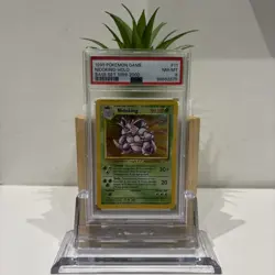 POKEMON BASE SET 1999-2000 “4TH PRINT” #11 NIDOKING HOLO PSA 8 very low pop - Image 1