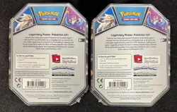 POKEMON 2017 SPRING TIN Legends of Alola Tins BOTH SOLGALEO GX & LUNALA GX NICE! - Image 4