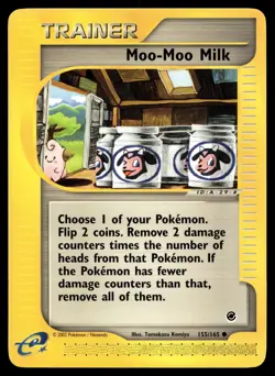 MOO-MOO MILK 155/165 COMMON EXPEDITION BASE SET POKEMON - Image 1