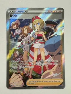 Pokemon TCG - Irida - Crown Zenith GG63/GG70 Galarian Gallery Holo Full Art - Image 1