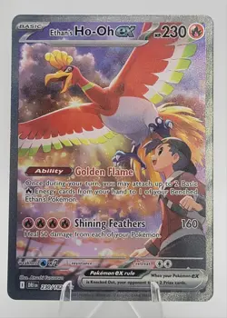 Pokemon TCG Ethan's Ho-Oh EX Sir 230/182 Destined Rivals Mint/Nm Condition - Image 1