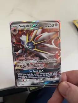 Pokemon TCG Solgaleo GX Black Star Promo SM16 Holo Card - Image 1