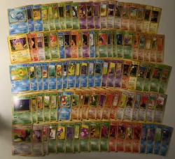 Pokemon Card Common Old Back Lot Bulk 200 Japanese Base Jungle Fossil Gym Rocket - Image 1
