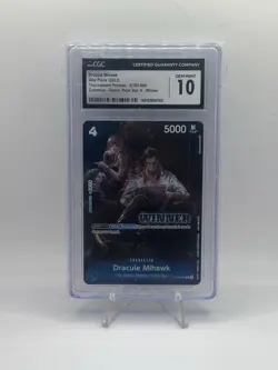 Dracule Mihawk (Winner Pack Vol. 4) ST03-005 One Piece Promo Cards Foil CGC 10 - Image 1