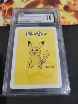 Pikachu Japanese Old Maid - Pokemon Playing Card - 2019 - CGC Gem Mint 10 - Image 1
