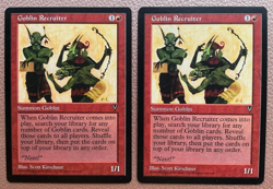 2 X Goblin Recruiter MTG Magic the gathering - Image 1