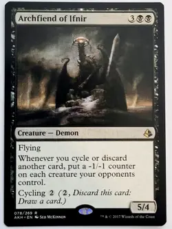 MTG Archfiend of Ifnir - Amonkhet - LP - Image 1