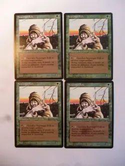 MTG 4 x Scavenger Folk common Playset LP Magic The Gathering - Image 1