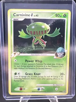 Pokemon TCG Carnivine [G] DP Black Star Promotional DP42 Holo Promo - Image 1