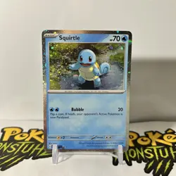 Pokemon 151 Cosmo Holo Promo Bulbasaur Charmander Squirtle SVP 046 047 048 NM - Image 2