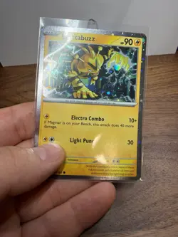 HD HOLO Electabuzz 125/165 Cosmos Holo Rare Promo 151 Pokemon - Image 2