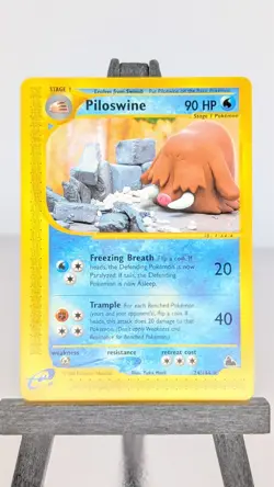 2003 Pokemon TCG Piloswine E-Series Skyridge 24/144 Rare Non Holo NM - Image 1