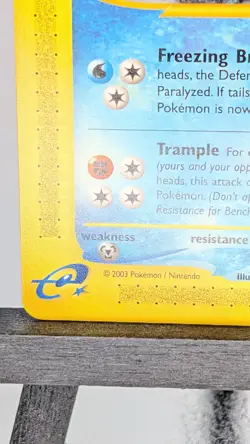 2003 Pokemon TCG Piloswine E-Series Skyridge 24/144 Rare Non Holo NM - Image 5