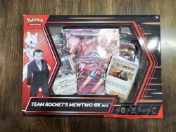 Pokemon TCG: Destined Rivals Team Rocket's Mewtwo Ex Box - New Factory Sealed - Image 1