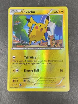 Pikachu 20/108 XY Roaring Skies Reverse Holo Pokemon TCG - Image 1
