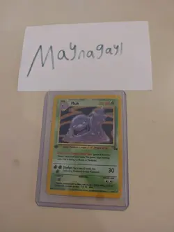 Pokemon TCG Muk Fossil 13 Holo 1st Edition Holo Rare - Image 1