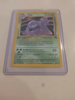 Pokemon TCG Muk Fossil 13 Holo 1st Edition Holo Rare - Image 4