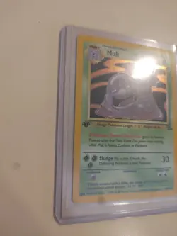 Pokemon TCG Muk Fossil 13 Holo 1st Edition Holo Rare - Image 5