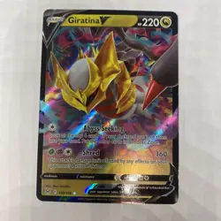 Pokemon TCG Giratina V Ultra Rare SWSH11: Lost Origin 130/196 NM Near Mint - Image 1