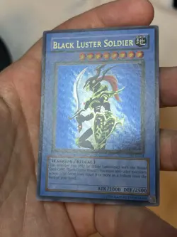 Yugioh Playset 3x Black Luster Soldier SYE-024 Ultra Rare Unlimited MP-NM - Image 4