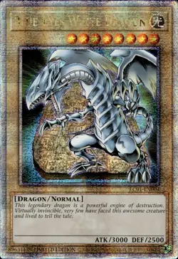 Blue-Eyes White Dragon - Quarter Century Secret Rare LC01-EN004 - NM - YuGiOh - Image 1