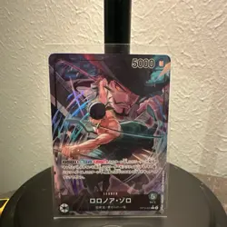 One Piece Alt Art Roronoa Zoro Leader Card OP12-020 - Image 1