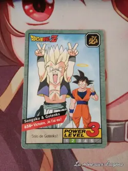 Dragon Ball Z Carddass Grand Combat 658 Power Level Super Battle Card - Image 1