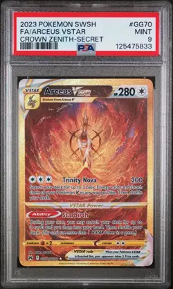 Arceus VSTAR GG70/GG70 Crown Zenith GOLD Pokemon Card SWSH TCG PSA - Image 1