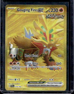 Pokemon TCG - Gouging Fire ex 214/162 - Temporal Forces - Holo Hyper Rare Card - Image 1