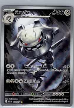 Steelix 150/132 ME01: Mega Evolution - Pokemon Card - NM - Image 1