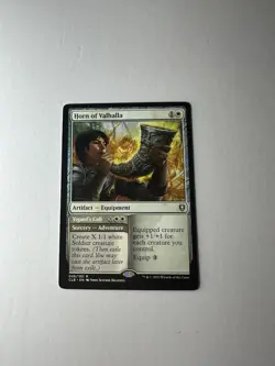 Horn of Valhalla LP Battle for Baldur's Gate Magic The Gathering Mtg Light Play - Image 1