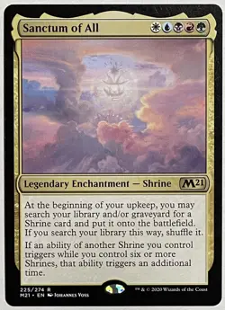 1x Sanctum of All | M21 Core Set 2021 | MTG Magic LP+ - Image 1